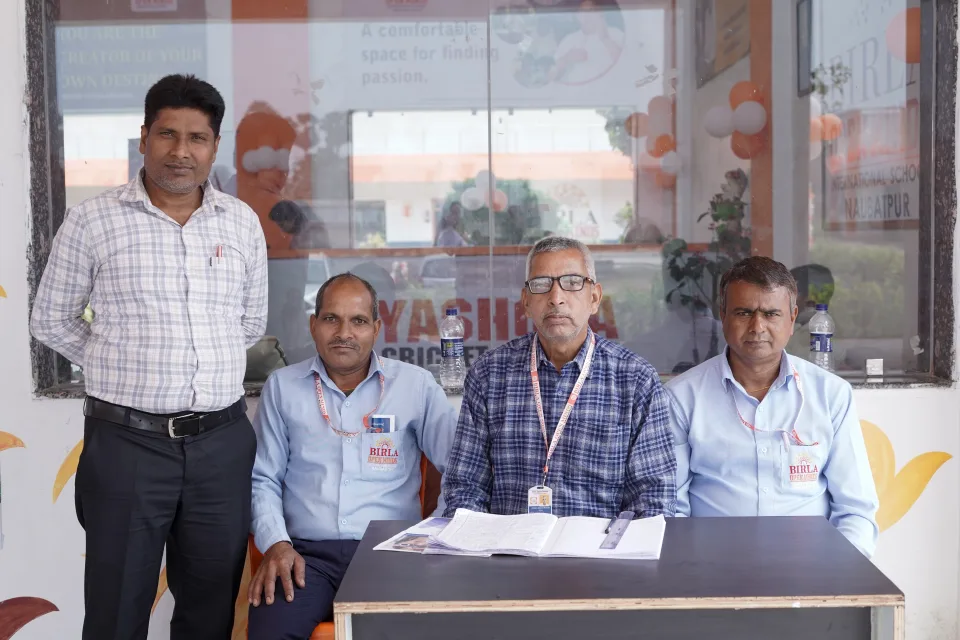 Parents and teachers during the 2026 annual parent–teacher meeting at BOMIS Naubatpur