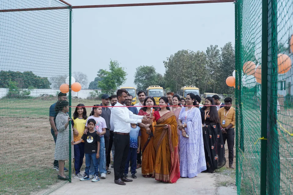 Students participating in YCA activities at BOMIS Naubatpur