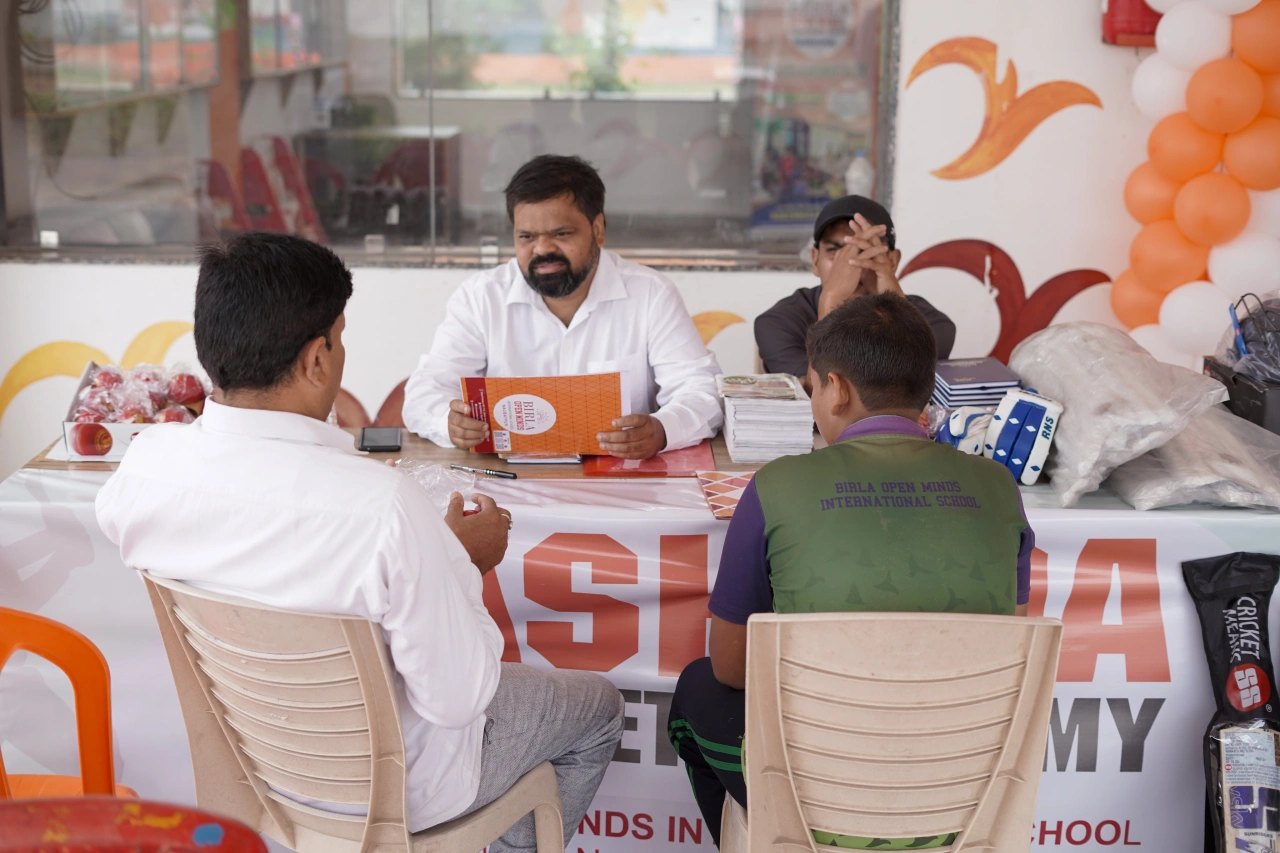 Students participating in YCA activities at BOMIS Naubatpur