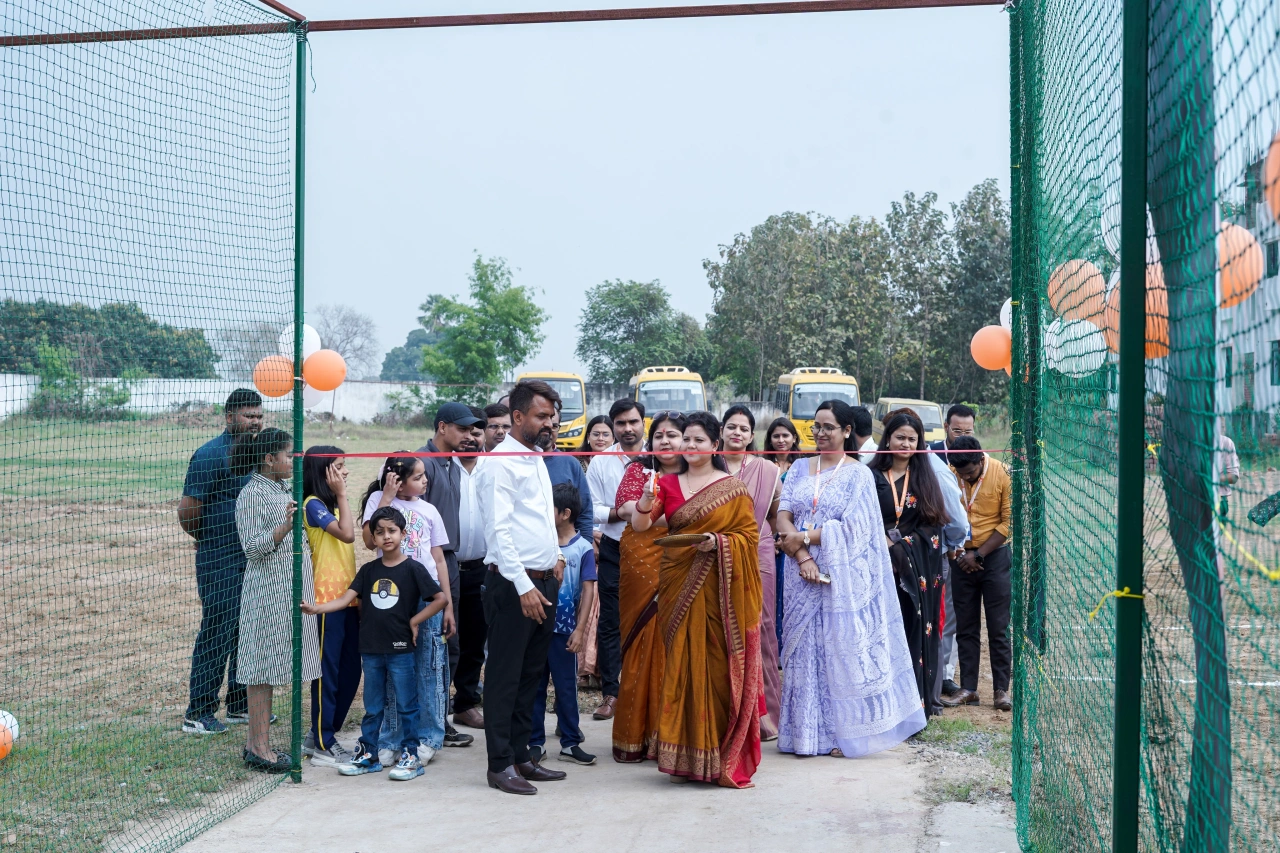 Students participating in YCA activities at BOMIS Naubatpur
