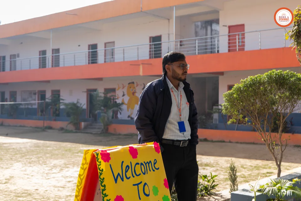 Parents and teachers during the 2025–26 parent–teacher meeting at BOMIS Naubatpur
